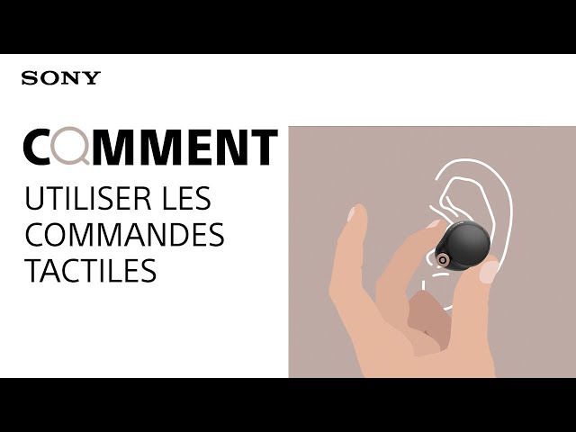 Video teaser per Comment utiliser les commandes tactiles des écouteurs WF-1000XM4 Sony