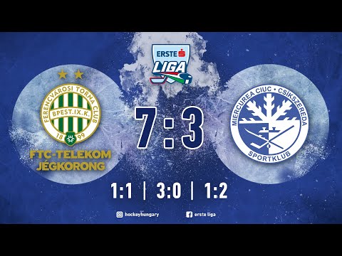Összefoglaló EL 137 - FTC-TELEKOM - SPORT CLUB CSÍKSZEREDA 7:3 20210119