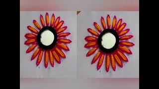 Very easy mirror hand work embroidery normal needle design new|ideas Fashion 2025|video.