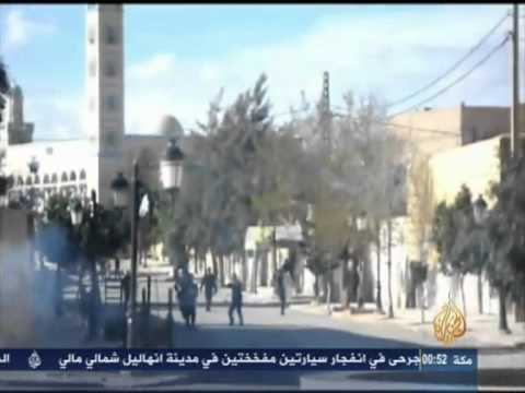 احتجاجات الأغواط على قناة الجزيرة