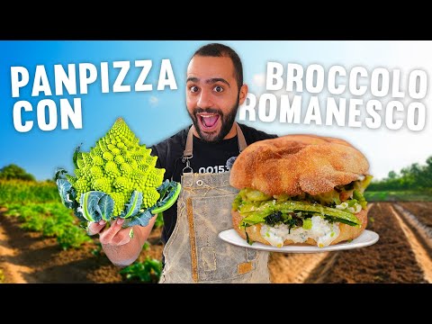 PANINO CON RICOTTA E BROCCOLO ROMANESCO