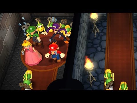 Mario Party 9 Step It Up - Mario vs Luigi vs Peach vs Waluigi Master Difficulty Gameplay | GreenSpot