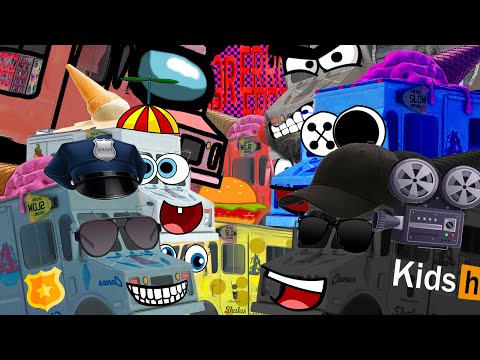 100 Ice Cream Truck Mega Compilation Sound Variations in 207 Seconds