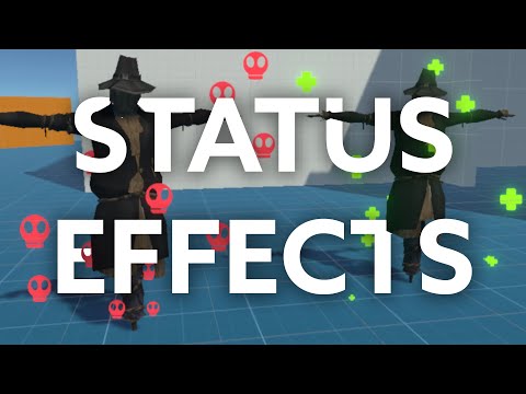 Unity Status Effect System With Scriptable Objects | Damage Over Time, Movement Penalty