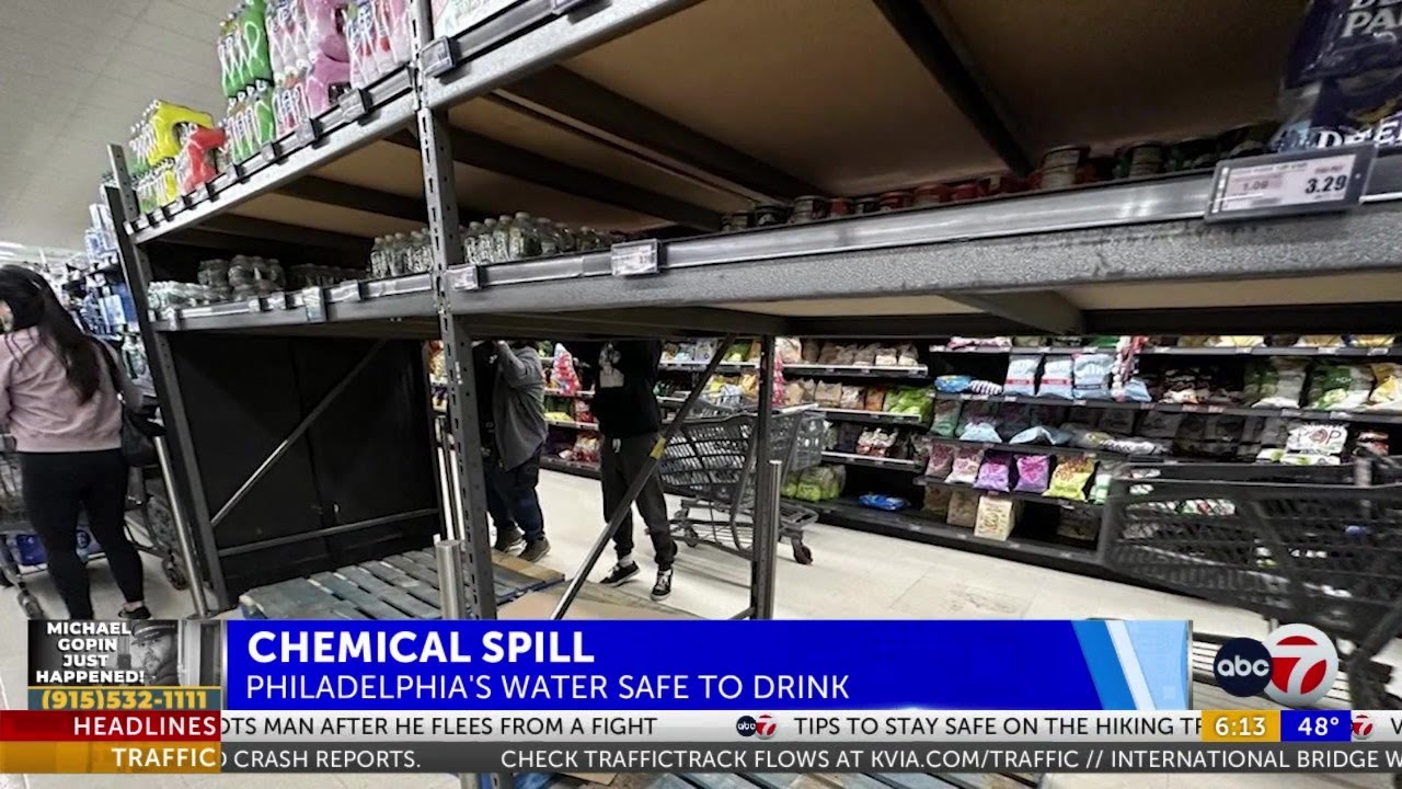 Philadelphia Monitoring Water Supply After Chemical Spill