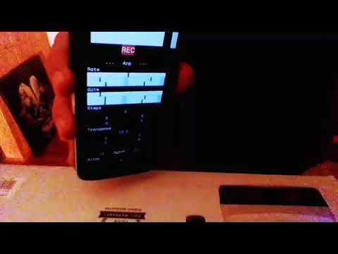 Fang Synth preview [minute cut] ||| tilt/shake accelerometer modulated arp synthesizer