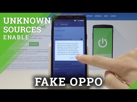 How to Unlock Unknown Sources in FAKE OPPO – Allow Apps Installation