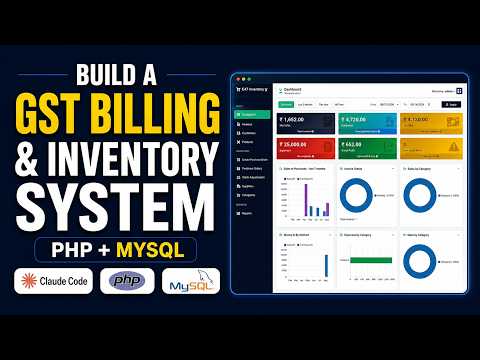 I Built a GST Billing Software with Claude Code That Actually Works (PHP MySQL + Source Code)