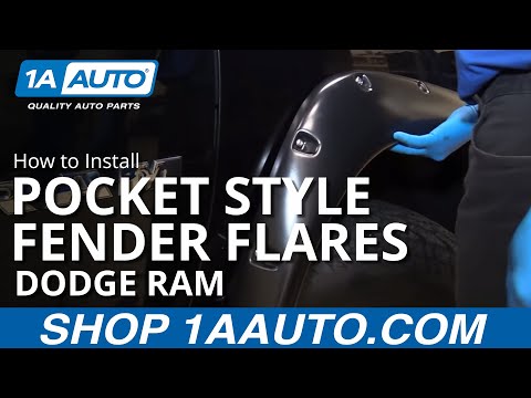 How to Install Pocket Style Fender Flares 02-08 Dodge Ram