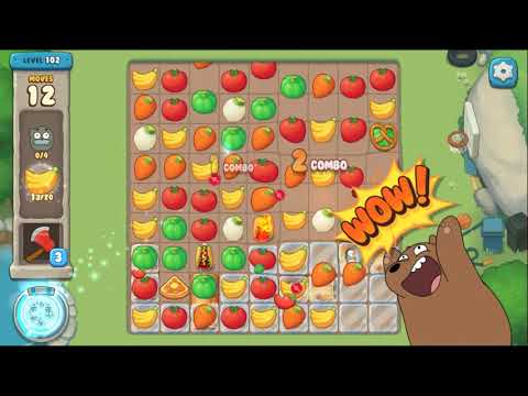 We Bare Bears match3 repairs level 102