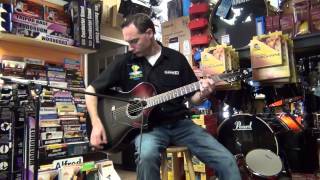Video thumbnail for Composite Acoustics GX Series Carbon Burst Guitar Demo at Island Music by Island Music Co