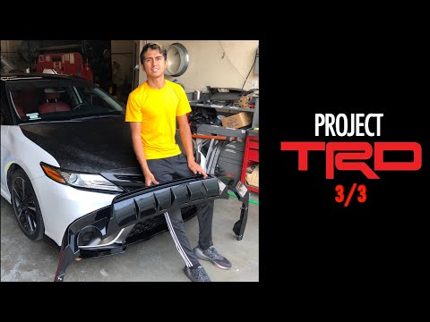 I INSTALLED A TRD DIFFUSER !!!! #PROJECTTRD | CAMRY XSE 2018 - 2023 |