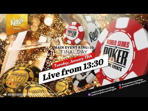 🇩🇪 🏆 Final Table des €1.500 WSOP Circuit NLH Championship Main Event live aus dem King's 🎙 Hachi