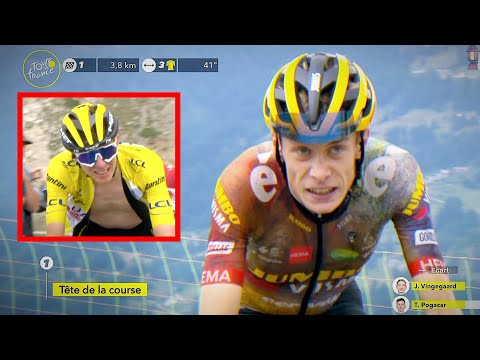 Vingegaard DESTROYS Tadej Pogacar on Col du Granon | Tour de France 2022 Stage 11