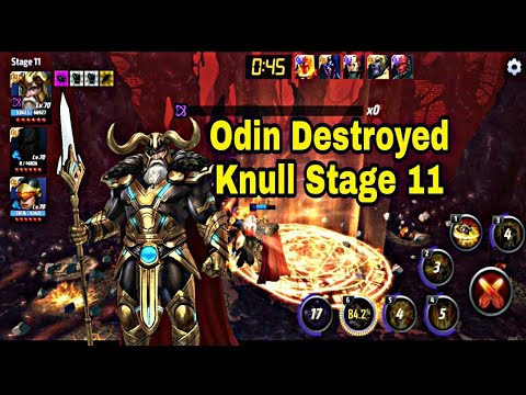 How To Clear Knull Stage 11 With Odin - Marvel Future Fight