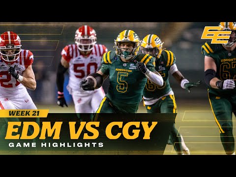 GAME HIGHLIGHTS: Week 21 - Edmonton Elks vs Calgary Stampeders