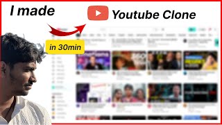 Download the video "How I build youtube clone in just 30min using AI | github copilot"