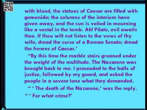 Acta Pilati - Pilate's Report to Caesar of the Crucifixion of Jesus Christ - @hebrewawakening