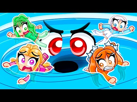 Becoming The BIGGEST WHIRLPOOL In Roblox To EAT MY CRAZY FAN GIRLS..