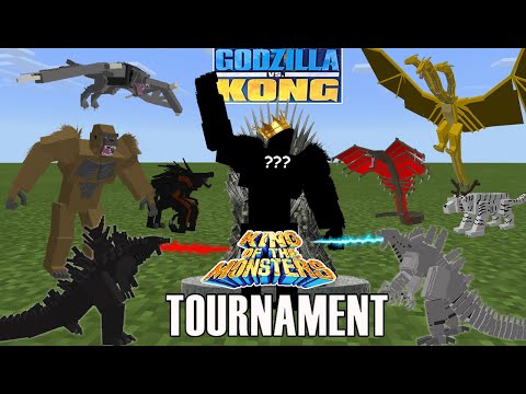 Godzilla VS Kong [KING OF MONSTERS TOURNAMENT] Minecraft PE