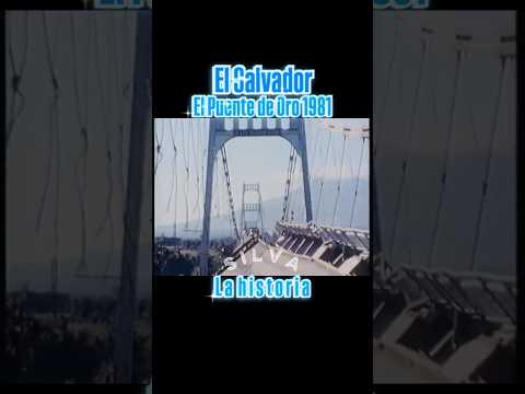El Salvador del ayer 🇸🇻 destruccion del Puente de Oro en San Marcos Lempa sobre el Rio Lempa 1981