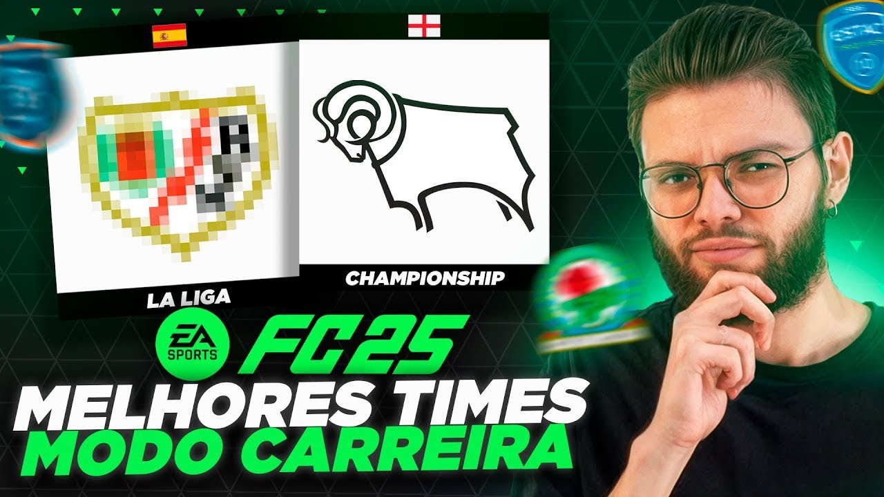FC25: 10 TIMES DIFERENTES PARA MODO CARREIRA - Indicando Times FIFA 25