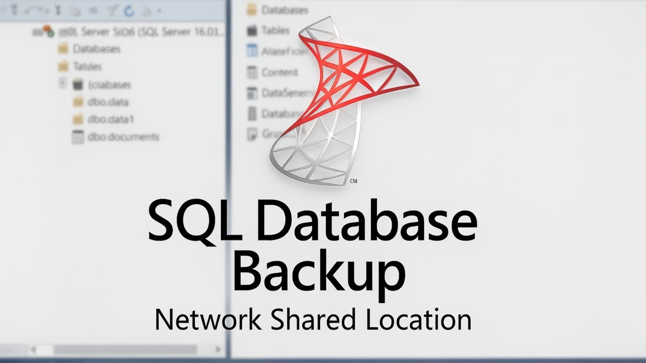 Backup SQL Server Databases to a Network Shared Location