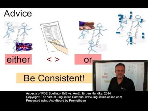 GEN101 - BrE vs. AmE