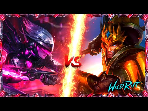Project Fiora vs Jarvan IV Baron Lane Gameplay - WILDRIFT（Season5）HD 1080p