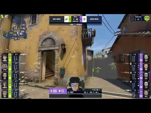 NAVI Junior vs YOUNG NINJAS tactics with grenades | WePlay Academy League