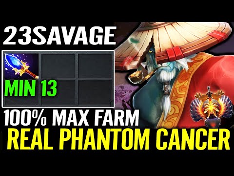 13 Min Aghanim's Scepter - Phantom Lancer Fastest Farming by Spamming His 1st Skill
