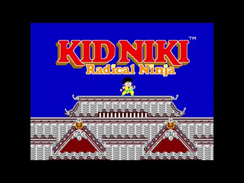 Kid Niki Radical Ninja Arcade Game, Irem 1986, playthrough