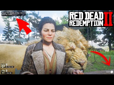 Abigail's hidden dialogues if you play Dominoes with her - RDR2
