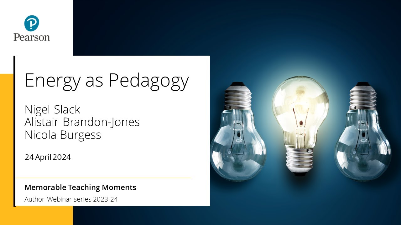 Slack - Brandon-Jones - Burgess: Energy as Pedagogy