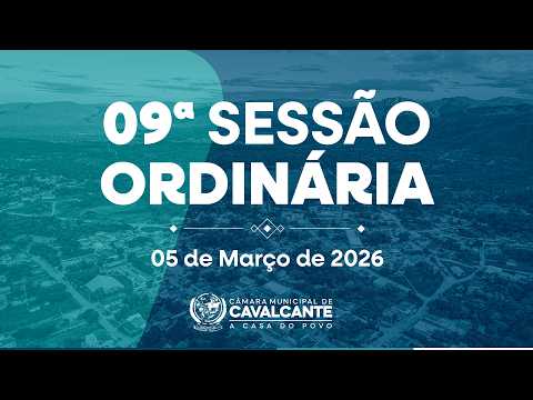 09ª SESSÃO ORDINÁRIA - 05/03/2026 - CÂMARA MUNICIPAL DE CAVALCANTE - GO
