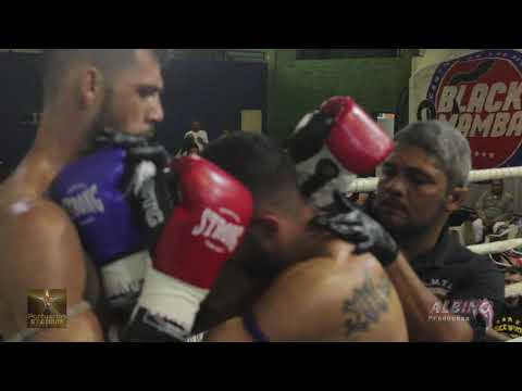 PORTUÁRIOS STADIUM/Cinturão 73 kg - Emerson Navalha (Scorpion MT) x  Ayslan Brajão ( Imperium Thai)