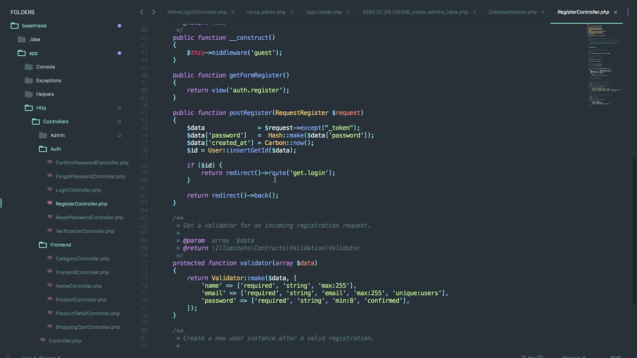 [Seri] - Website đồng hồ - Tạo bảng admins và giả lập tài khoản admins