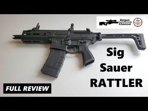 Sig Sauer RATTLER (Full Review) 3 Shot Burst Replica BB Gun with Semi-Auto \u0026 Full Auto Burst Mode