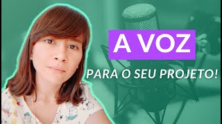 Eu vou ser a voz feminina do seu jogo, livro ou texto