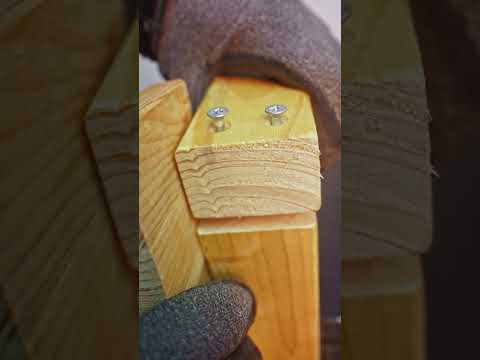 Wood joining tips 2  :: Using just screws ::  #woodworking #tips #woodworkjoint #shorts