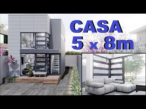 SMALL HOUSE 5 X 8 METERS LOFT STYLE