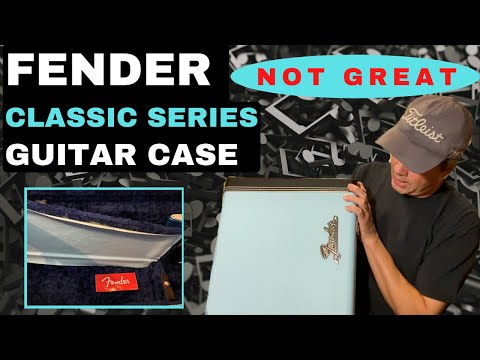 Fender Classic Series guitar case -- NOT GOOD!
