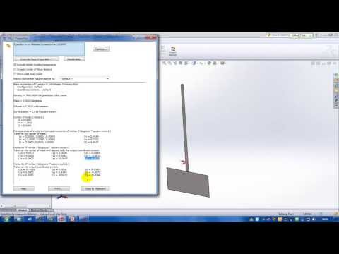 image-Can you get moment of inertia from SOLIDWORKS?