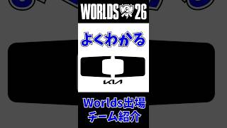 【DK】よくわかるWorlds出場チーム紹介 第4回 #leagueoflegends #worlds2026 #lol