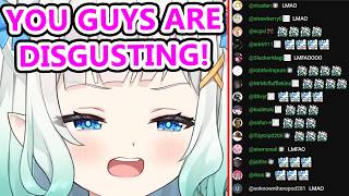 Mint loses it when chat was being freaky