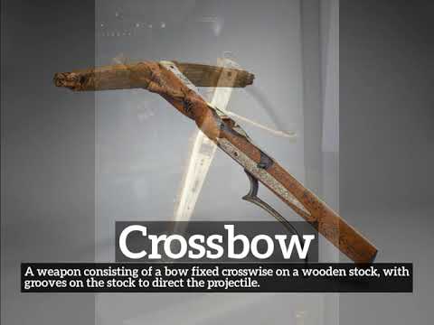 What is Crossbow? | How Does Crossbow Look? | How to Say Crossbow in English?