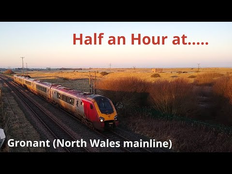 Half an Hour at (329) - Gronant North Wales Coast mainline 09.01.2021 - Transport for Wales Avanti