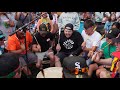 Southern Cree singers at Crow Fair Powwow 2024 - SNL - Intertribal