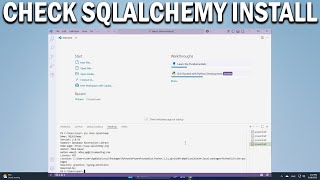 How To Check if SQLAlchemy is Installed