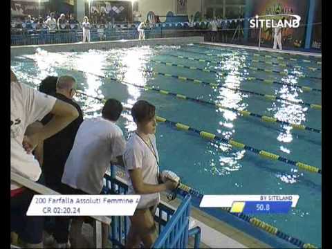 Serie 1 dei 200 Farfalla  Assoluti Femmine Agonisti - Meeting di Halloween 2013 9 Trofeo citta' di